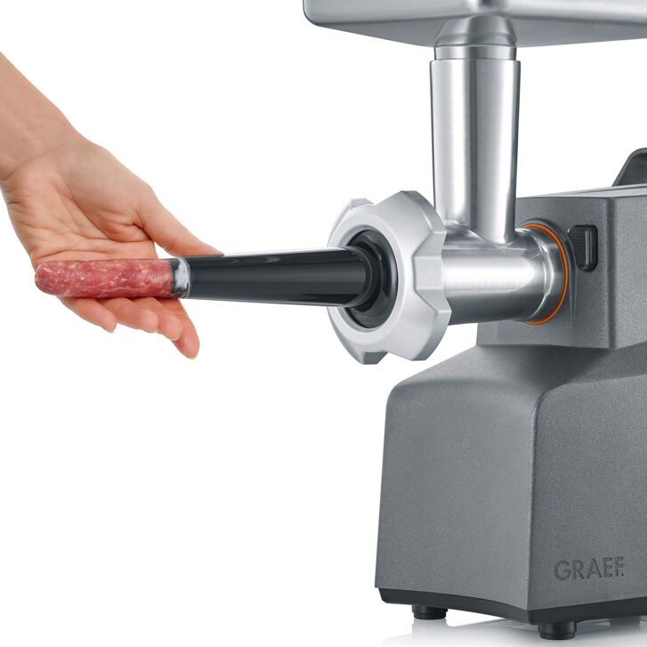 GRAEF Fleischwolf mit Vorschneider FW706EU Eisenglimmergrau