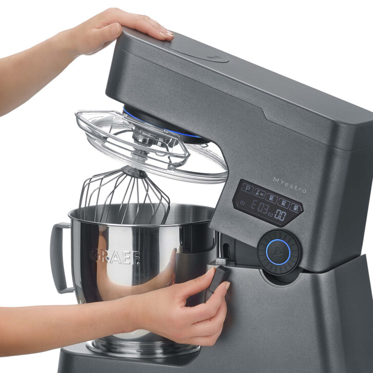GRAEF Küchenmaschine MYestro KM7016EU Eisenglimmergrau