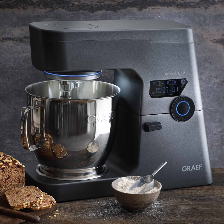 GRAEF Küchenmaschine MYestro KM7016EU Eisenglimmergrau