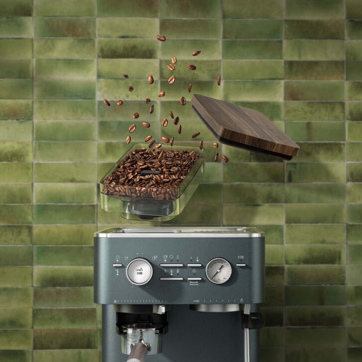 KitchenAid Zubehör-Set (Portafilter, Tamper, Bohnenbehälter)  für KitchenAid halbautomatische Espressomaschinen - WALNUT / WALNUSS