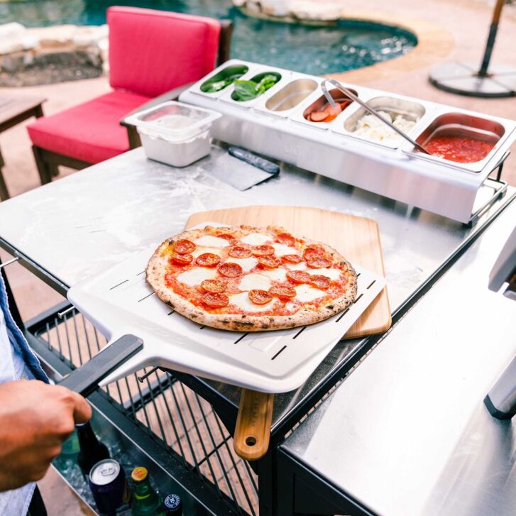 Ooni perforierter Pizzaschieber 14" - 35 cm kompatibel mit Koda 2 Pro, Koda 2 Max, Koda 16, Karu 2 Pro, Karu 16, Pro 16