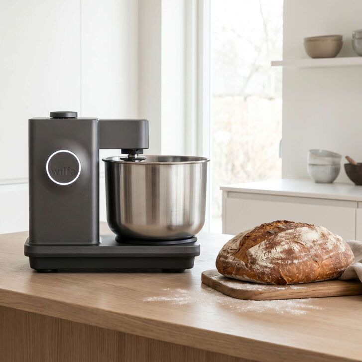 Wilfa Probaker NXT Knetmaschine mit Timer und Edelstahl-Knethaken