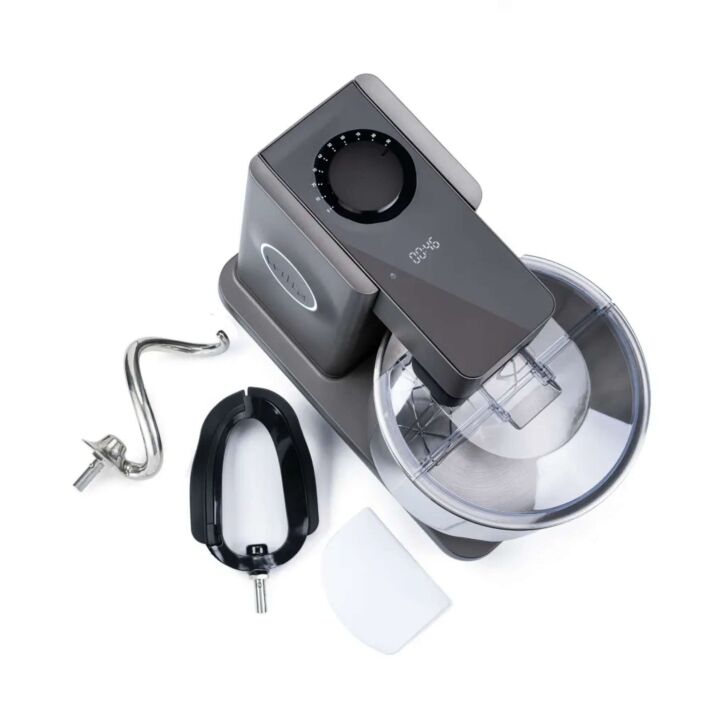 Wilfa Probaker NXT KM4GY-T70 - GRAU mit Timer und Edelstahl-Knethaken