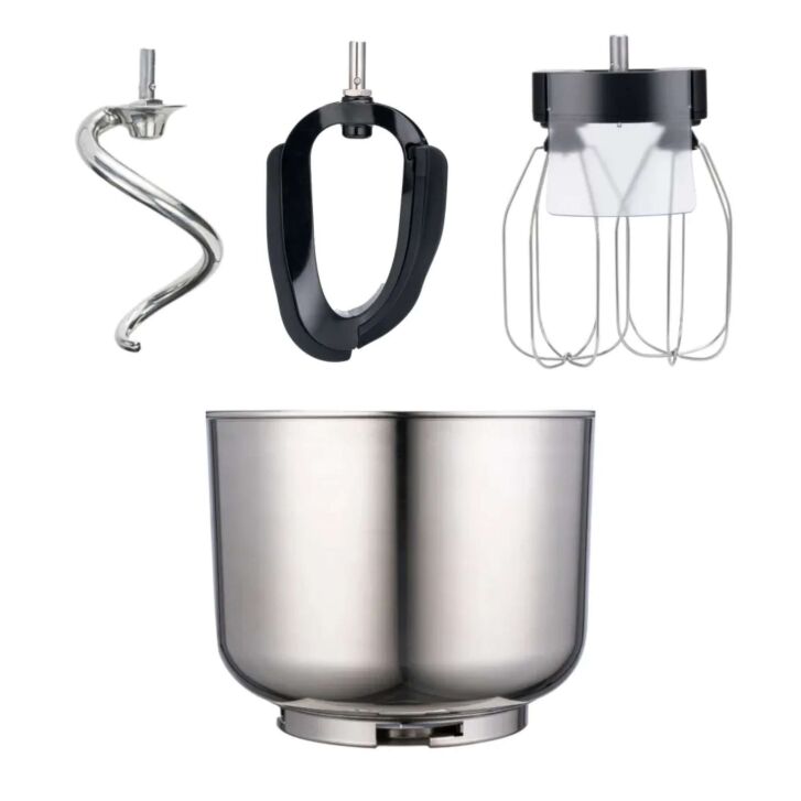 Wilfa Probaker NXT KM4GY-T70 - GRAU mit Timer und Edelstahl-Knethaken