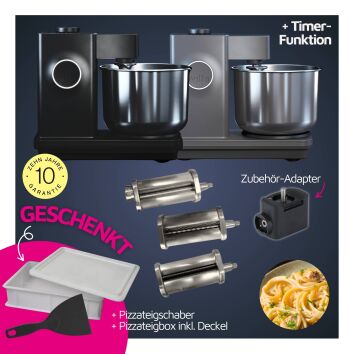 Wilfa Probaker NXT Spar-Paket mit 3-teiligem Pasta-Set...