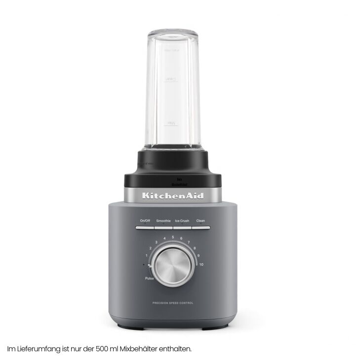 KitchenAid Zubehör: Mitnahmebehälter 500 ml inkl. Deckel kompatibel mit Pure Power Mixer 5KSB2071 / 5KSB2073