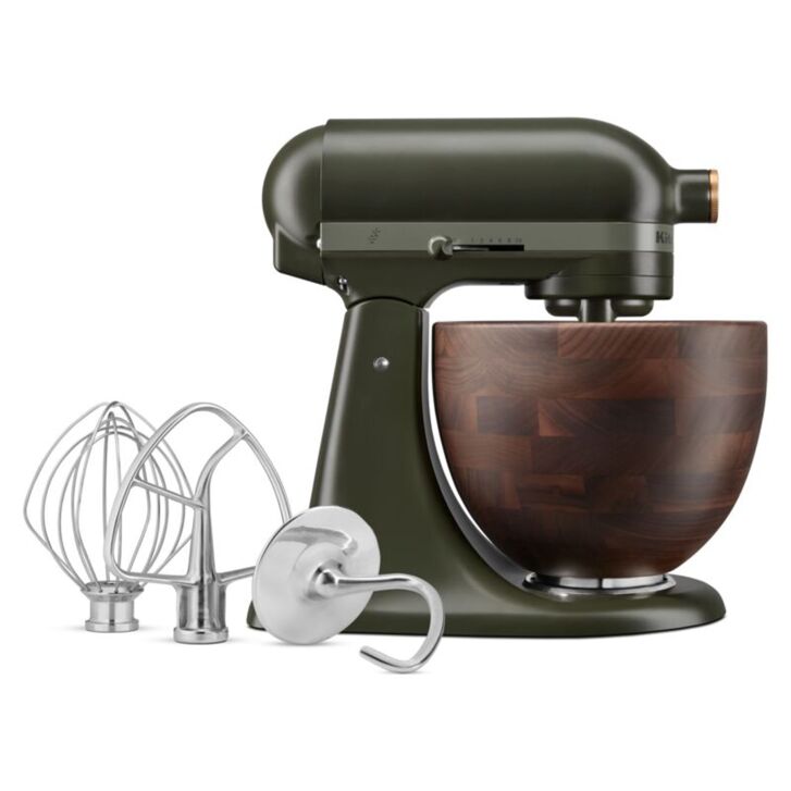 DESIGN EDITION: KitchenAid Artisan 4,7 Liter Spar-Set Einfach.Patrik mit zweiter Schüssel & Grußkarte - EVERGREEN