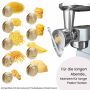 Kenny Professional Profi-Pasta-Matrize / Teigwareneinsatz Funghi 11x1mm kompatibel mit Kenwood Nudelpresse Pasta Fresca