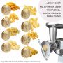 Kenny Professional Profi-Pasta-Matrize / Teigwareneinsatz Fusilli A2 8.2mm kompatibel mit Kenwood Nudelpresse Pasta Fresca