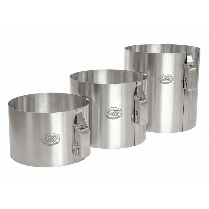 Kitty Professional Profi Backringe "Ringbert" für Torten zwischen 18 und 30 cm Durchmesser