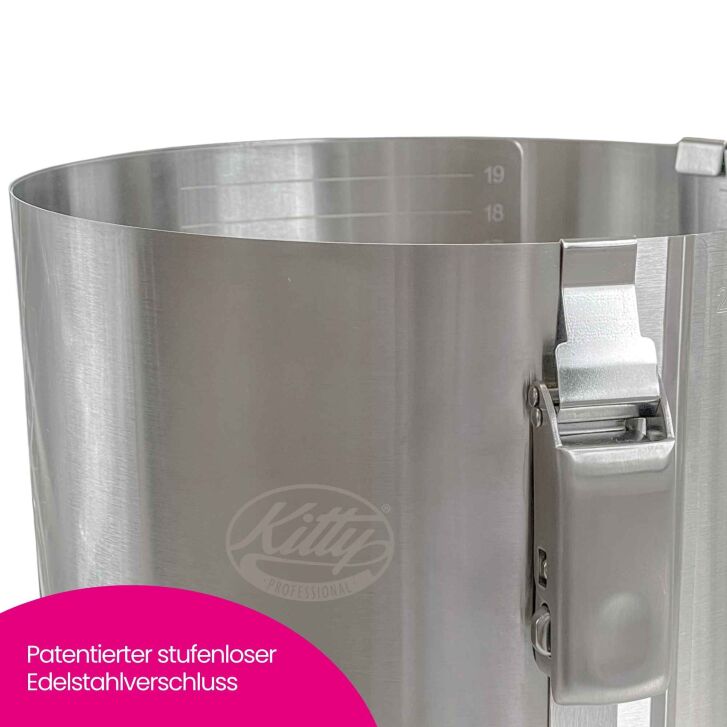 Kitty Professional Profi Backringe "Ringbert" für Torten zwischen 18 und 30 cm Durchmesser