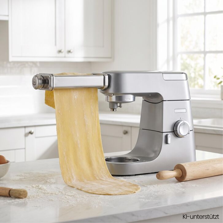 Kenny Professional Profi-Pastawalze 3-in-1 "Alberto" kompatibel mit Kenwood