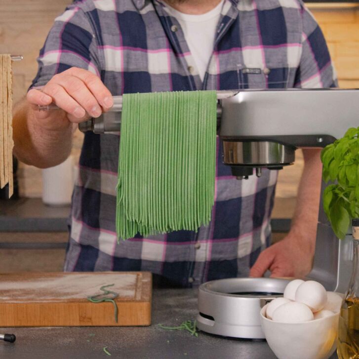 Kenny Professional Profi-Pastawalze 3-in-1 "Alberto" kompatibel mit Kenwood