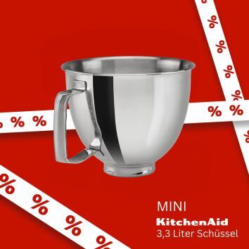 Original KitchenAid 3,3 Liter Edelstahl-Schüssel...