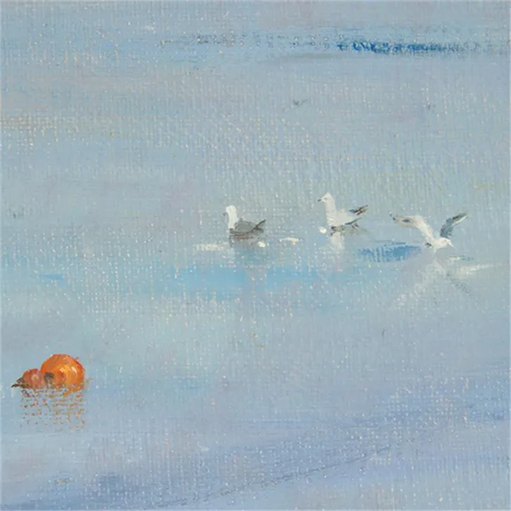 Unikat Original Kieron Williamson Ölgemälde Oil Painting "Safe and Sound" 2015 - Öl auf Leinwand 60,96 x 45,72 cm, gerahmt