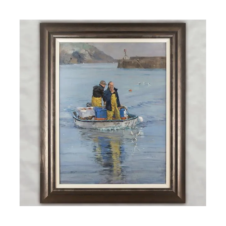 Unikat Original Kieron Williamson Ölgemälde Oil Painting "Safe and Sound" 2015 - Öl auf Leinwand 60,96 x 45,72 cm, gerahmt