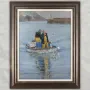 Unikat Original Kieron Williamson Ölgemälde Oil Painting "Safe and Sound" 2015 - Öl auf Leinwand 60,96 x 45,72 cm, gerahmt