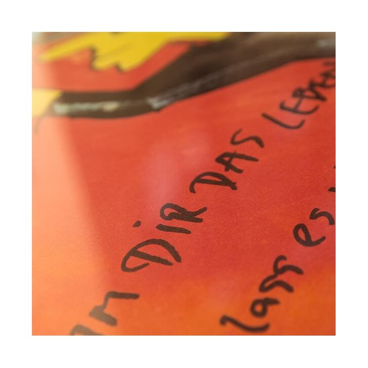 Udo Lindenberg Original Farblithografie "Nimm dir das Leben..." - handsigniert und limitiert - ca. 36 x 50 cm