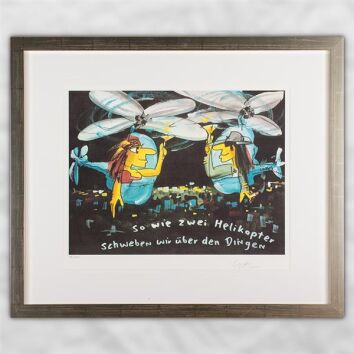 Udo Lindenberg Original Farblithografie...