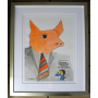 Udo Lindenberg Original Aquarell 2014 "Dr. Abzock Banker" ca. 80 x 65 cm / Unikat