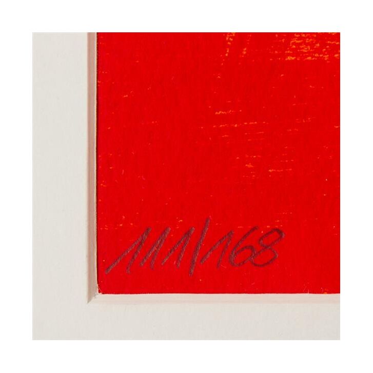 Udo Lindenberg Original Farblithografie "Ich mach mein Ding" - handsigniert und limitiert - ca. 42 x 56 cm