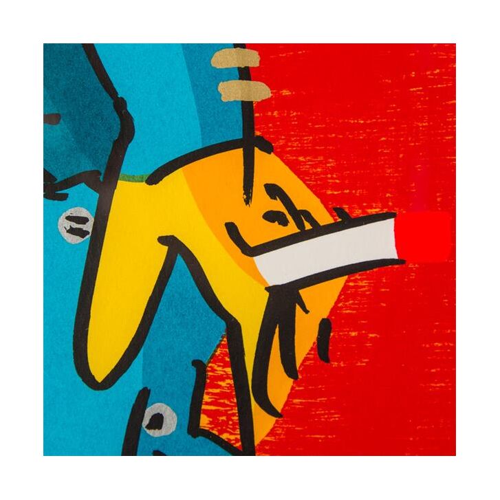 Udo Lindenberg Original Farblithografie "Ich mach mein Ding" - handsigniert und limitiert - ca. 42 x 56 cm