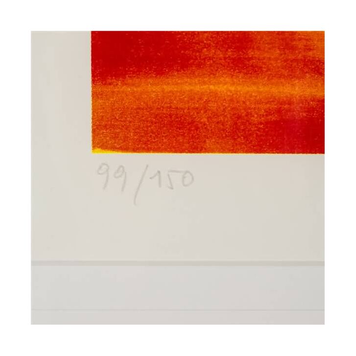 Udo Lindenberg Original Farblithografie "Andere denken nach - Wir denken vor!" - handsigniert und limitiert - ca. 62 x 49 cm