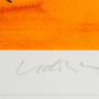 Udo Lindenberg Original Farblithografie "Panic Porsche Power" - handsigniert und limitiert - ca. 42 x 56 cm