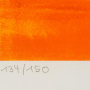 Udo Lindenberg Original Farblithografie "Panic Porsche Power" - handsigniert und limitiert - ca. 42 x 56 cm