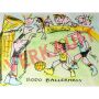 Udo Lindenberg Original Likörell 2014 "Bodo Ballermann" Fußball ca. 72 x 60 cm / Unikat