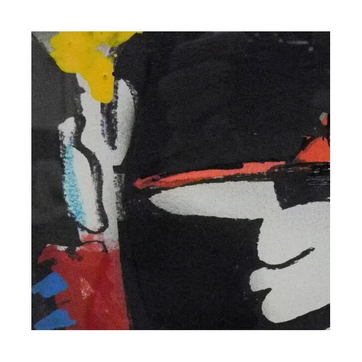 Udo Lindenberg Original Mischtechnik auf Papier 2017 "Ich mach mein Ding" ca. 42 x 56 cm / Unikat