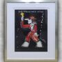 Udo Lindenberg Original Mischtechnik auf Papier 2017 "Ich mach mein Ding" ca. 42 x 56 cm / Unikat