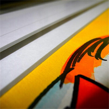 Udo Lindenberg Original Aquarell 2012 "Bunte...